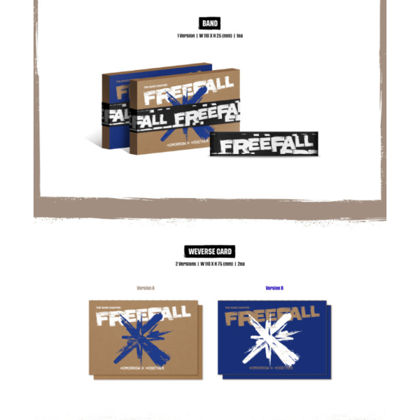 [TXT] TOMORROW X TOGETHER [이름의 장: FREEFALL] (Weverse Albums ver.) Hot on Sale - Image 3