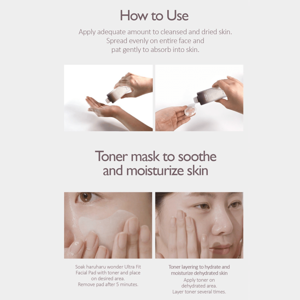 Black Rice Hyaluronic Toner Unscented 150ml Hot on Sale - Image 5