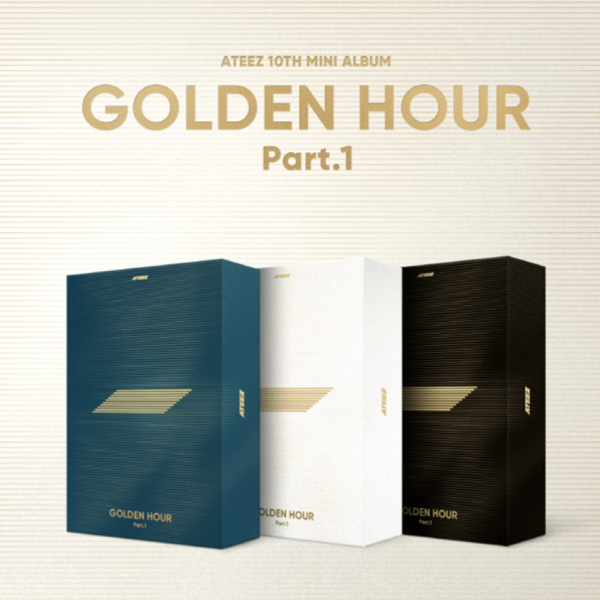 [ATEEZ] 10th Mini Album [GOLDEN HOUR : Part.1] (BLUE HOUR VER.   DIARY VER.   GOLDEN HOUR VER.) Online Sale - Image 2