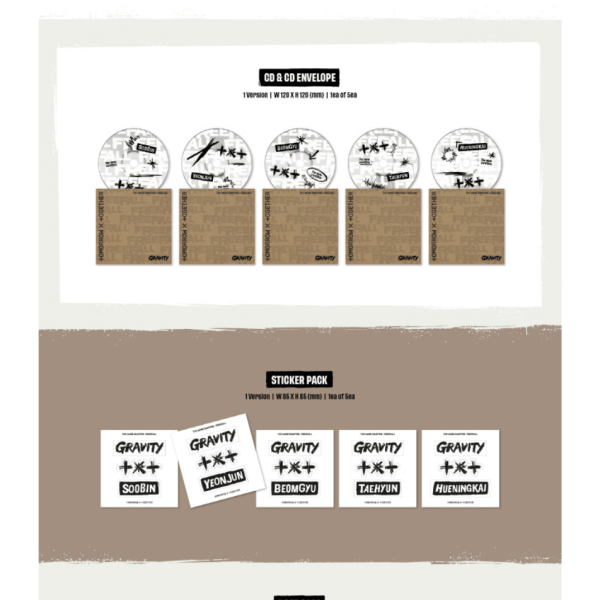 [TXT] TOMORROW X TOGETHER [이름의 장: FREEFALL] (GRAVITY Ver.) Online Sale - Image 3