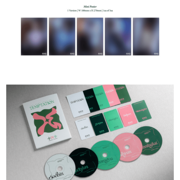 [TXT] TOMORROW X TOGETHER 5th Mini Album [이름의 장: TEMPTATION] (Lullaby ver.) Discount - Image 5
