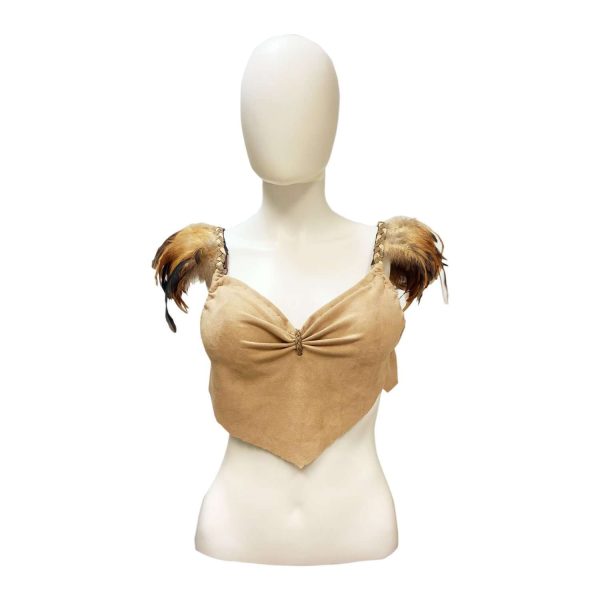 Tribal Bra with Feathers Hot on Sale - Image 3