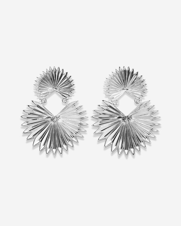 Bryan Anthonys - Breathe Statement Earrings - Silver Online now